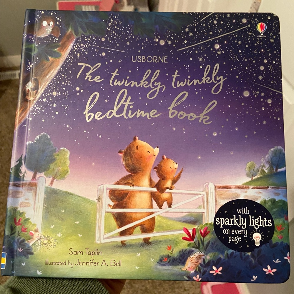 Usborne-Twinkly twinkly bedtime book with lights